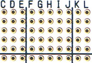 FG-168WR10WHITE [070��090]�� FR-4 P2.54 TH1.0